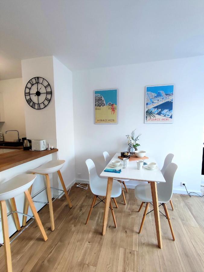 Ferienwohnung Grand Voile - Hyper Centre, Climatisation, Vue Panoramique Sur L'Architecture De La Grande Motte Exterior foto